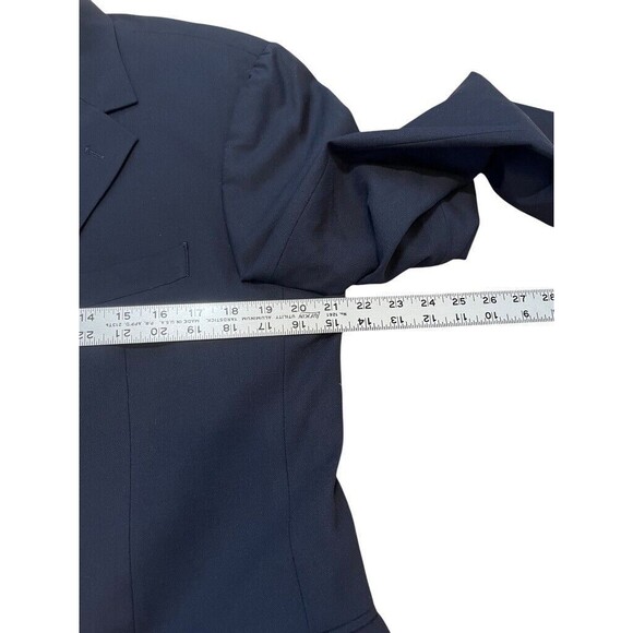 Brooks Brothers 346 Men’s Blazer Blue Sports Coat Wool Blend Stretch Size 44R - Picture 8 of 8